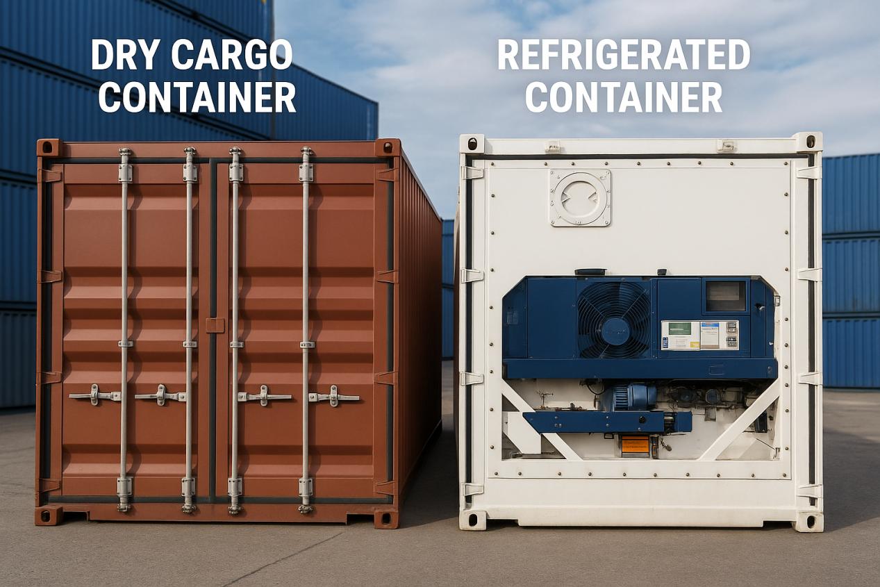 How Dry Containers Differ from Reefer Containers: Key Differences Explained