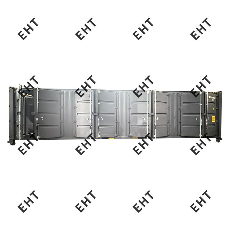 40ft side-opening 4-door freight container