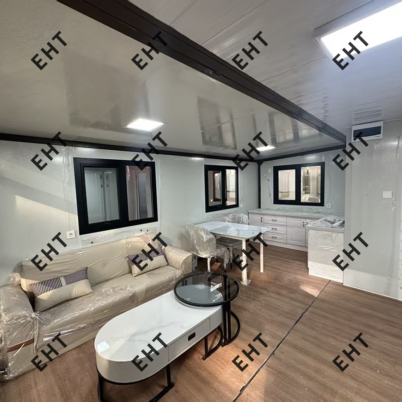 20ft Double Wing Expandable Container House Prefabricated Mobile Living Unit