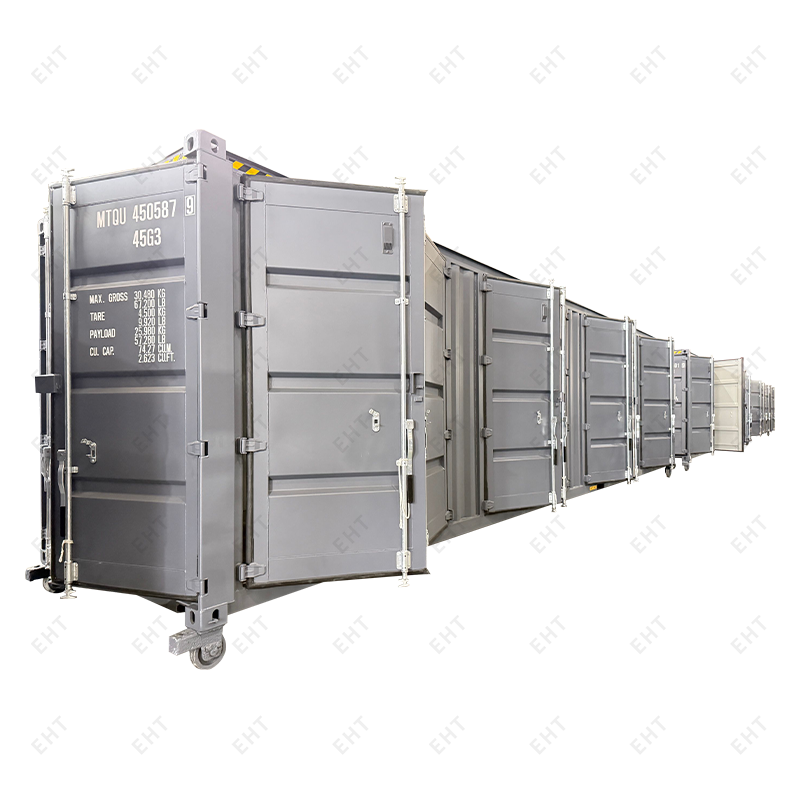 40ft side-opening 4-door freight container