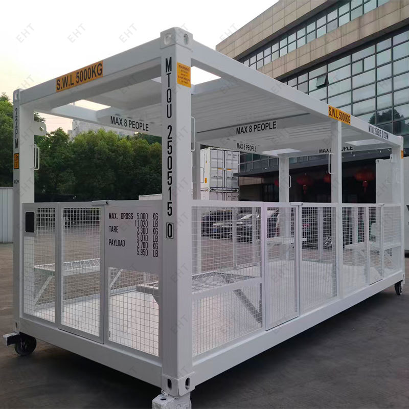 20FT personnel transfer flat rack